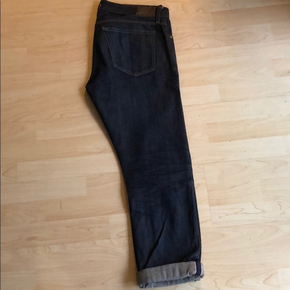 j crew raw denim
